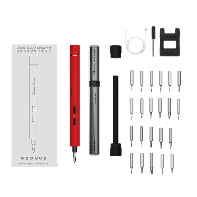 

1 Set Mini Electric Screwdriver Drill Portable Cordless Power Screw Driver Kit MOLC