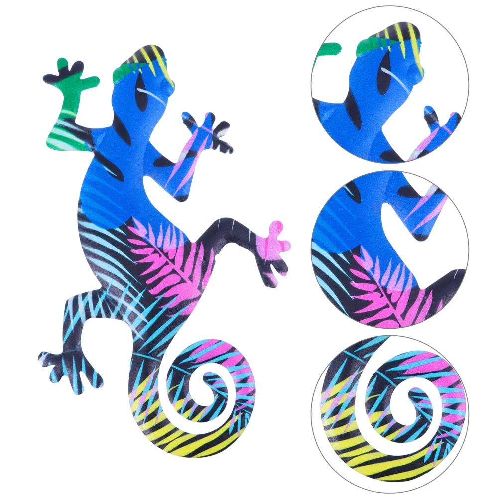 

Iron Gecko Wall Art Decoration Lifelike Hanging Home Ornament Indoor Decor