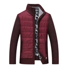 Мужской кашемировый свитер, флисовый трикотажный кардиган, верхняя одежда в стиле пэчворк, теплый зимний мужской свитер, джемпер, Мужское пальто