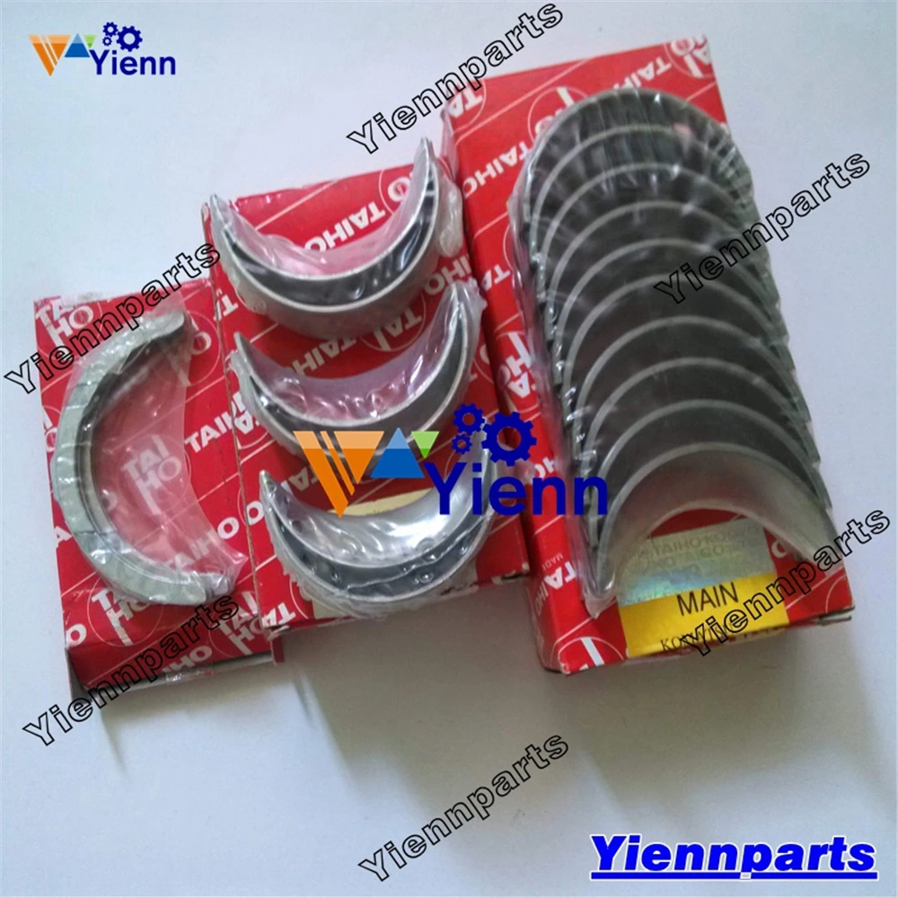 

3TN84 3TN84L 3TN84-LRFA 3TN84-LRKAH Crankshaft And Connect Rod Bearing Set For Yanmar Engine V3 FL35 Loader Repair Parts