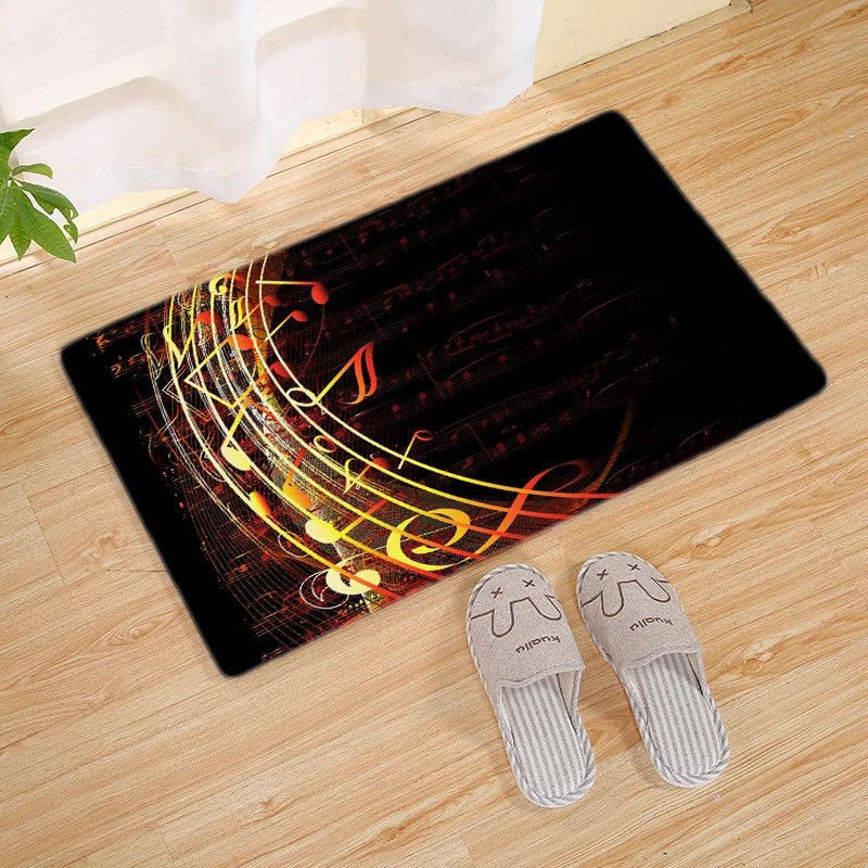 Винтажный дверной коврик музыкальная лента Внутренний Нескользящие дверные