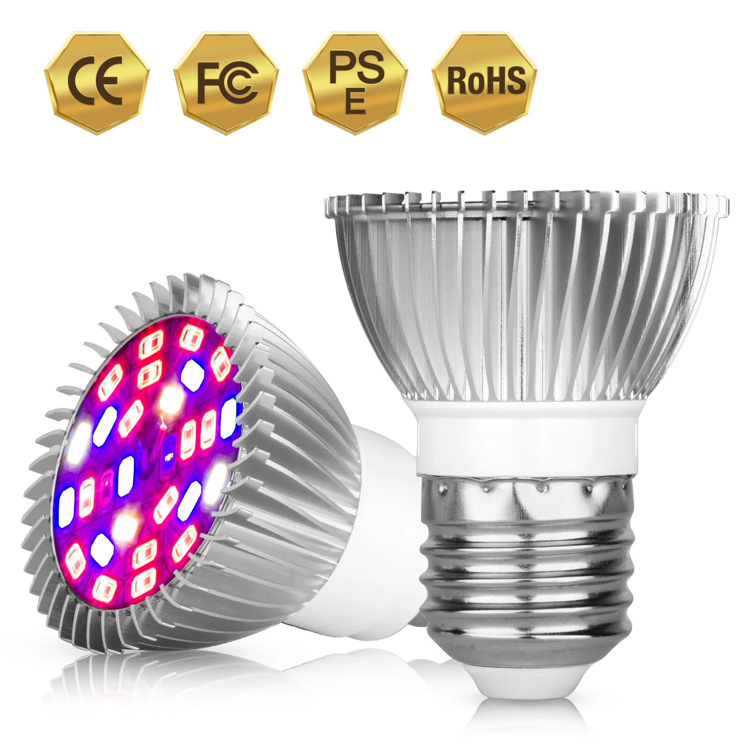 

LED Grow Light E27 220V Grow Fitolampy Bulbs 5730 SMD Plants Garden Flowers Seeds Growth Grow Box 10W 20W 30W 50W 80W 100W
