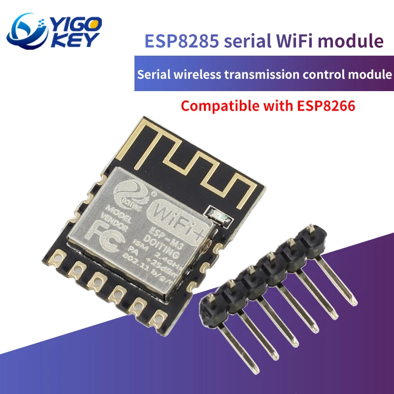 Мини ультра Малый Размеры от ESP8285 серийный Беспроводной передачи Wi Fi модуль ESP M3