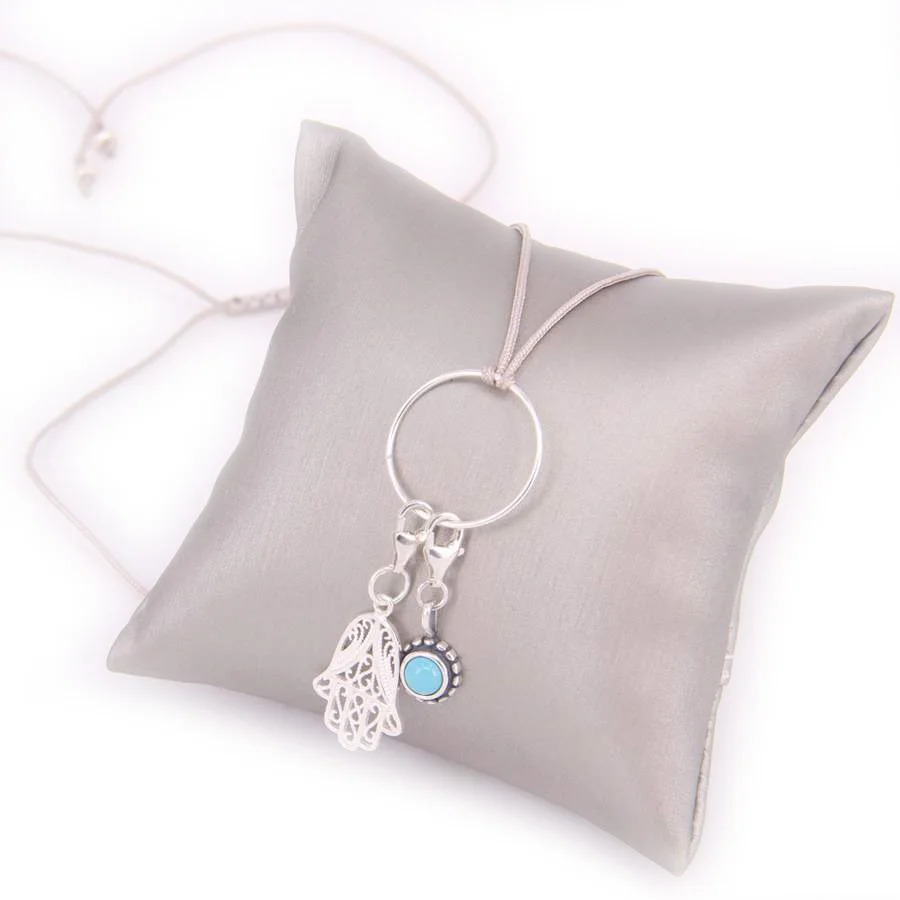 Hemiston Thomas 925 Sterling Zilveren Little Secret Circle Charm Ketting, Rebel Hart Sieraden Voor Mannen Vrouwen TS-NB135 Hemiston Thomas 925 Sterling Zilveren Little Secret Circle Charm Ketting, Rebel Hart Sieraden Voor Mannen Vrouwen TS-NB135