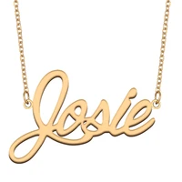 necklace with name josie for his her family member best friend birthday gifts on christmas mother day valentines day