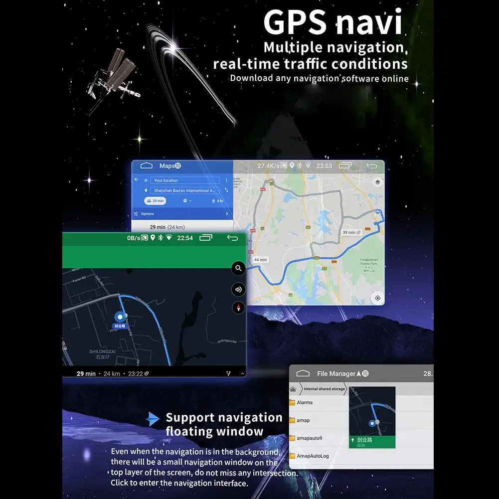2 DIN mp5 android gps Wifi Mirror link Bluetooth автомобильный аудио плеер Автомобильный