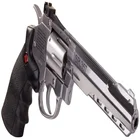 Crosman CRVL357S SR357 Полный металлический брикет 6- Shot BB револьверный пневматический пистолет, серебряные металлические знаки