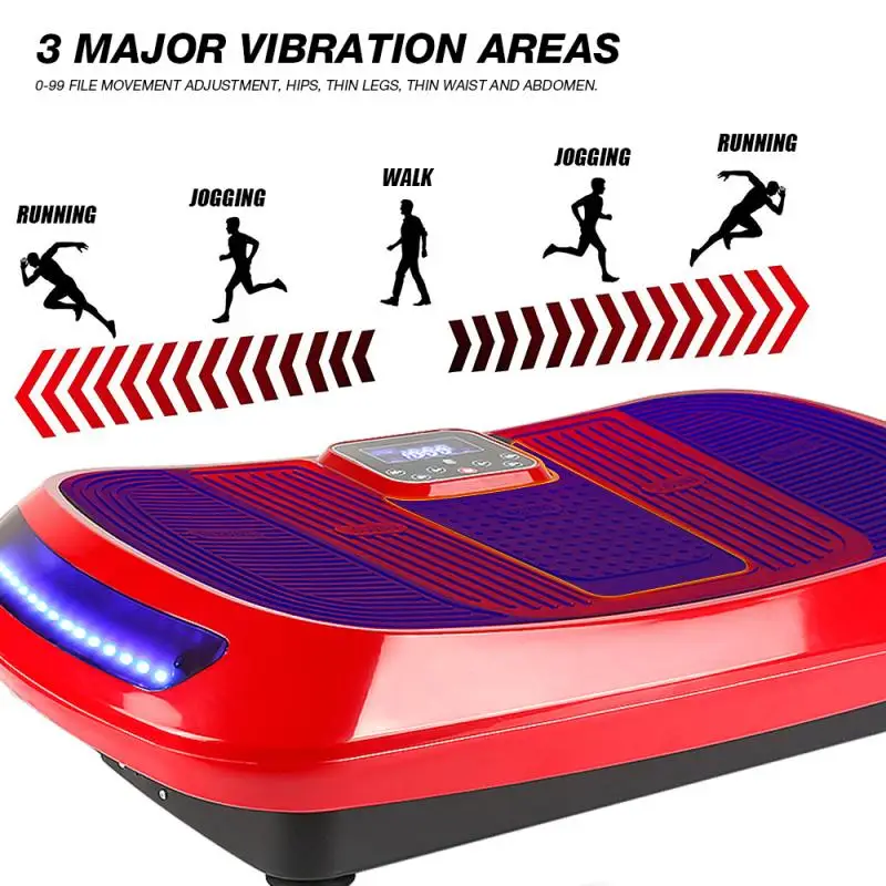 

4D Fat Burning Muscle Massager Weight Loss Machine Fitness Vibration Platform Vibration Plate Board Slimming MachineFitness HWC