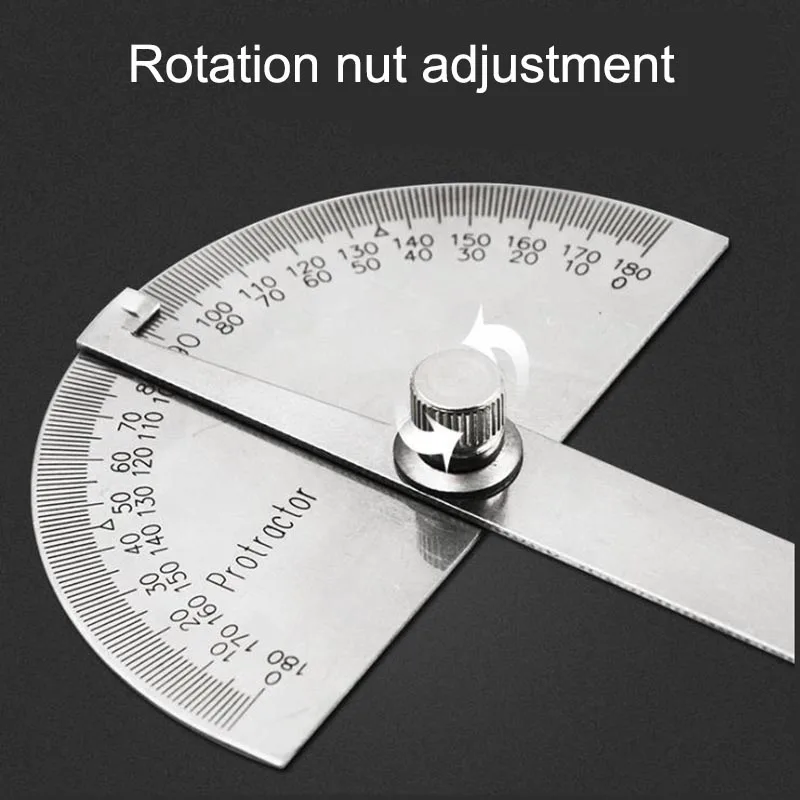 Полукруглый транспортир на 180 градусов угловая линейка 0 10 см разделитель из