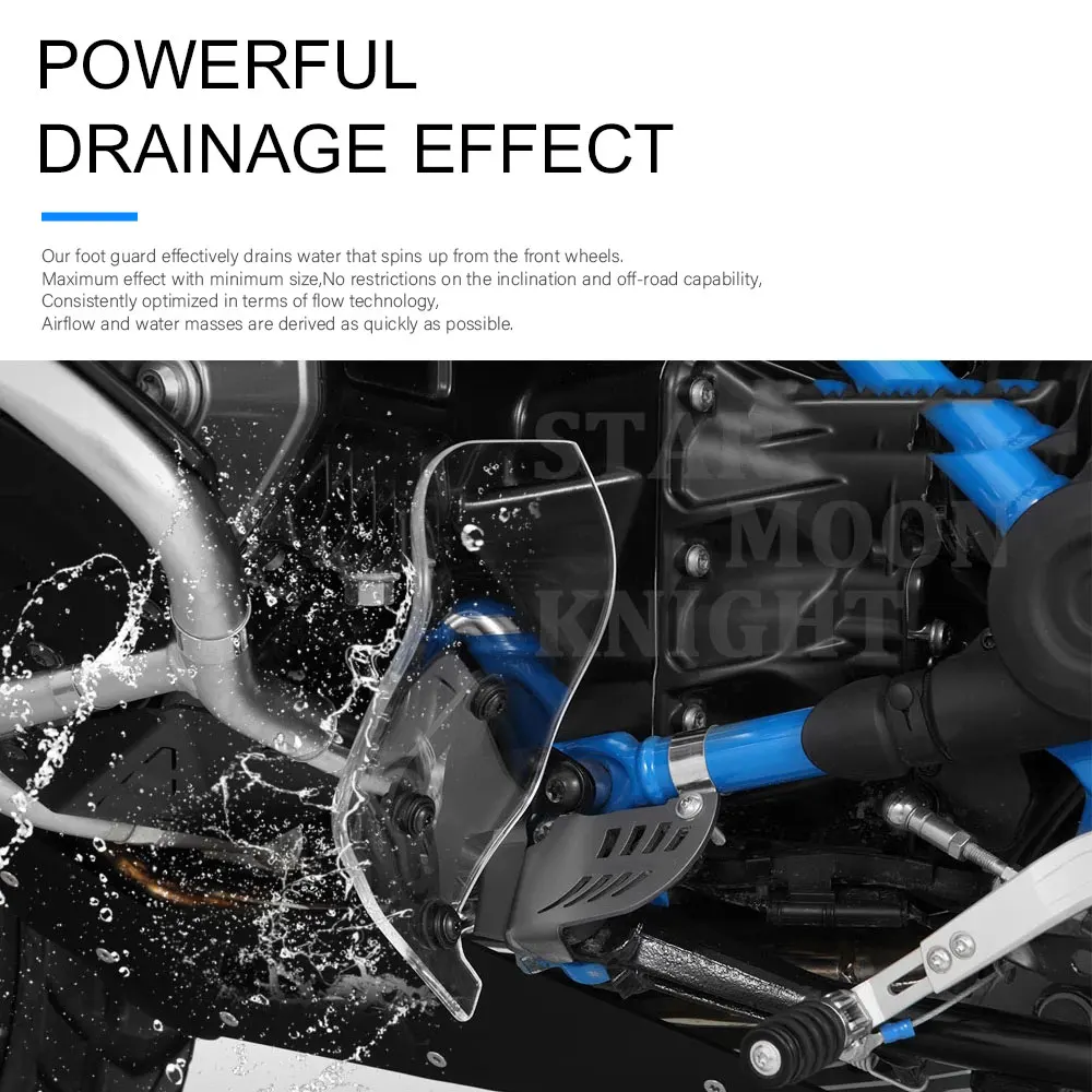 Защита от брызг ног мотоцикла для BMW R 1200 1250 GS r1200gs R1250GS LC Adventure ADV R1200 RS задний тормоз