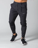 new lyft fashion brand street trendy jogging pants mens self cultivation gym fitness training quick drying black sports pants