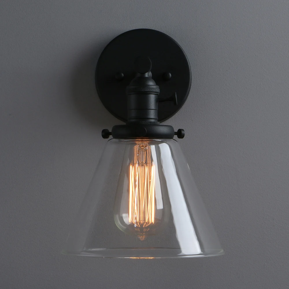 Настенный светильник в стиле индастриал 7 3 дюйма|wall lamp|glass wall lampwall sconce |