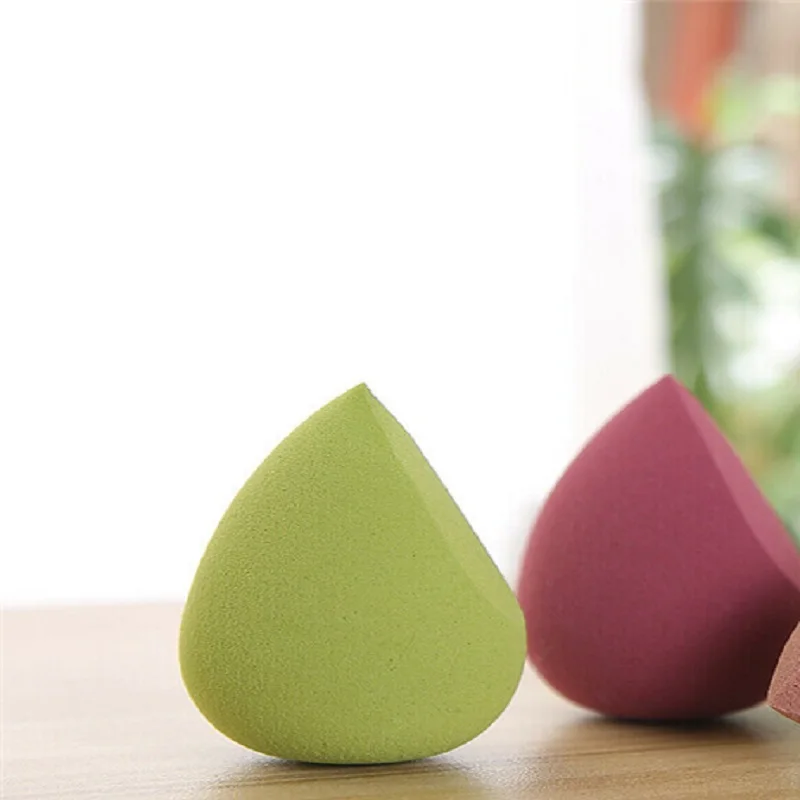 1pcs 4pcs Makeup Sponge Powder Puff Smooth Makeup Foundation Sponge Beauty to Make Up Tools Cosmetic Water-drop Gourd random color - Цвет: 1pcs