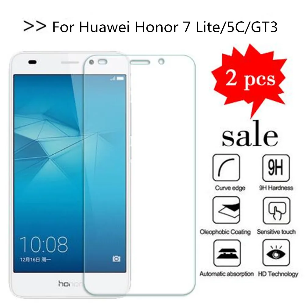 

2 шт., Защитное стекло для Huawei Honor 7 Lite, закаленное стекло для Huawei Honor 5C GT3 GR5 Mini