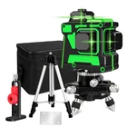 Линия 12 3D лазерный уровень инфракрасный уровень самовыравнивающийся дистанционного Управление 3D горизонтальный и вертикальный кросс-линии уравнитель пучка инструмент