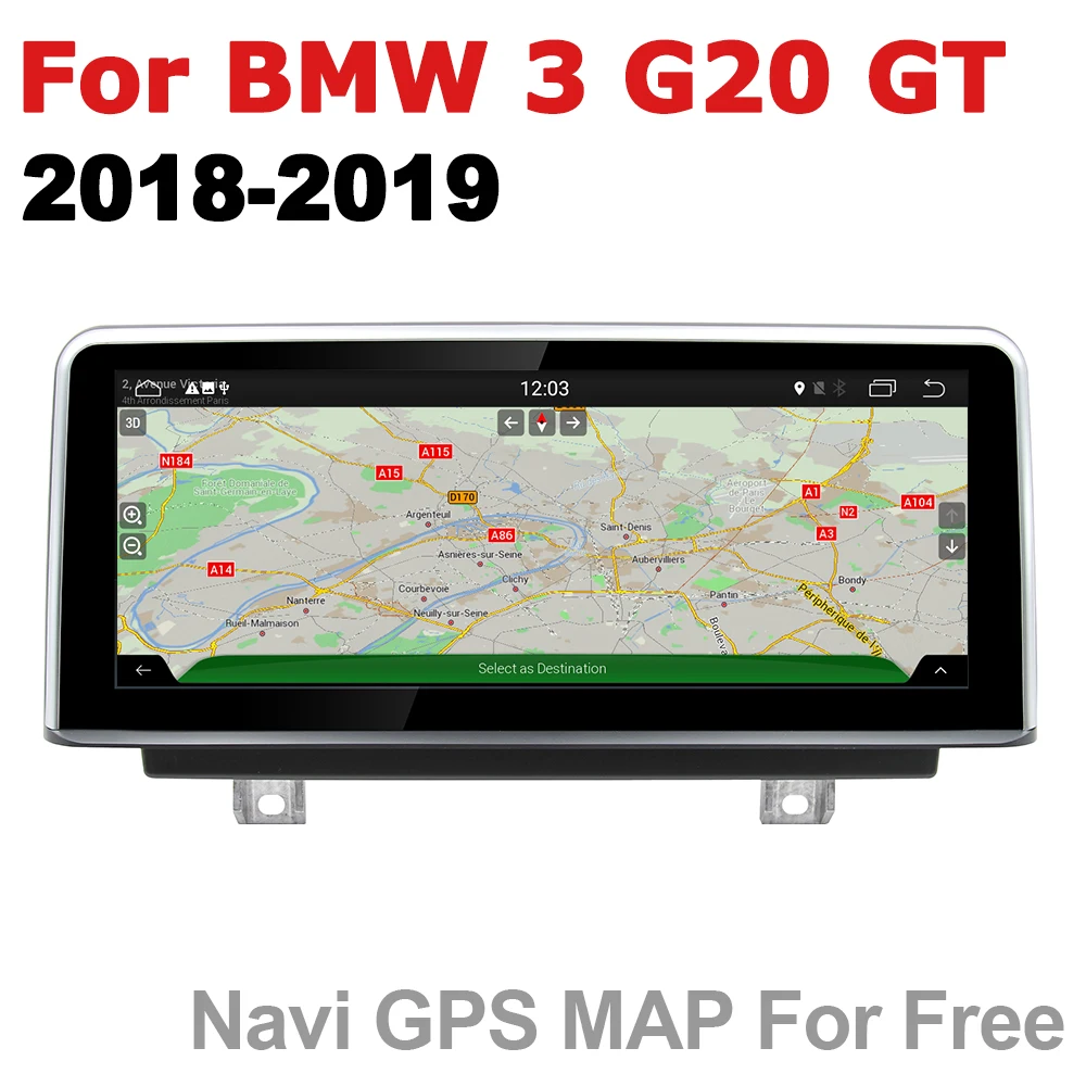 Автомобильный мультимедийный плеер Android 7 0 up для BMW 3 серии G20 / GT 2018 ~ 2019 EVO WiFi GPS