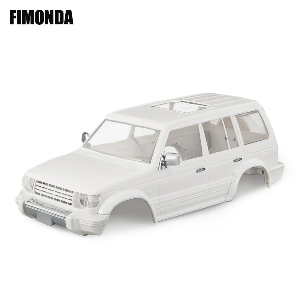 1/10 RC PAJERO V33/V43 полный жесткий пластиковый комплект кузова 313 мм Колесная база для радиоуправляемого гусеничного осевого SCX10 II 90046 Redcat GEN 8 Scout II