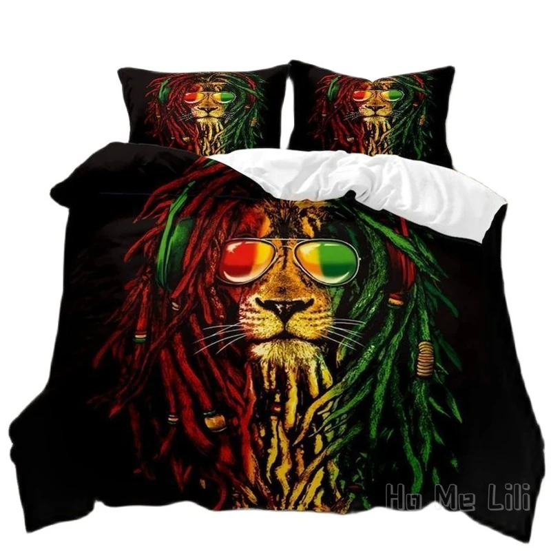 Набор пододеяльников с рисунком животных постельное белье тропическим принтом