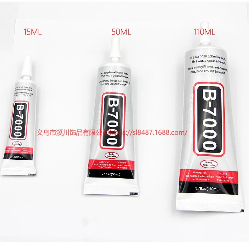 

5pcsMulti-Purpose B7000 Transparent Strong Super Glue Adhesive Suitable for DIY LCD Screen Phone Case Glass Jewelry Watch Repair