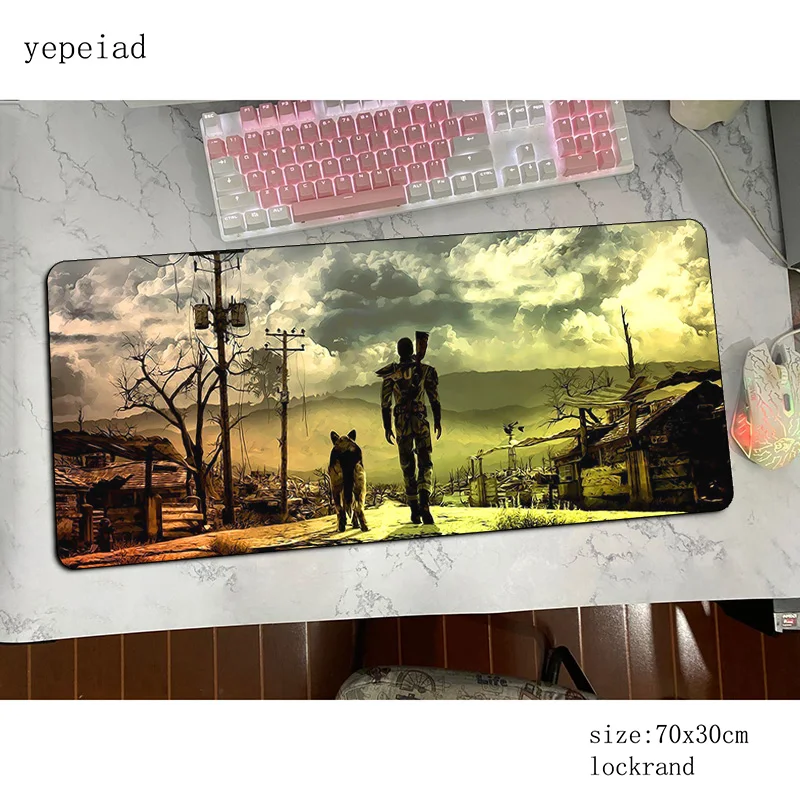 Коврик для мыши fallout 70x30 см игровой коврик из натуральной резины Большие