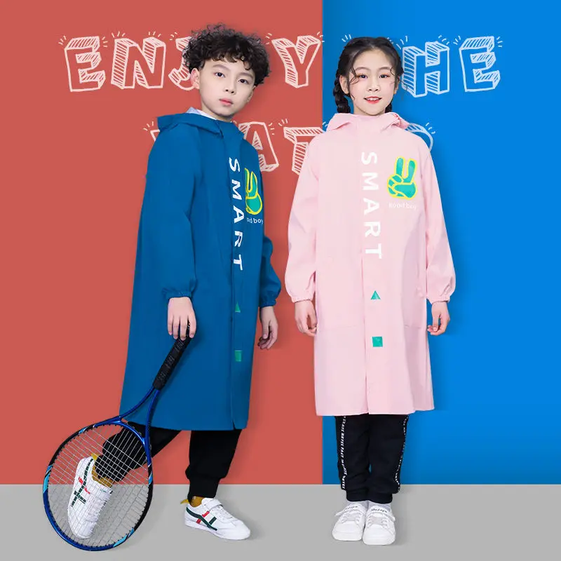 Высококачественный модный милый детский дождевик непромокаемый дождевик-пончо