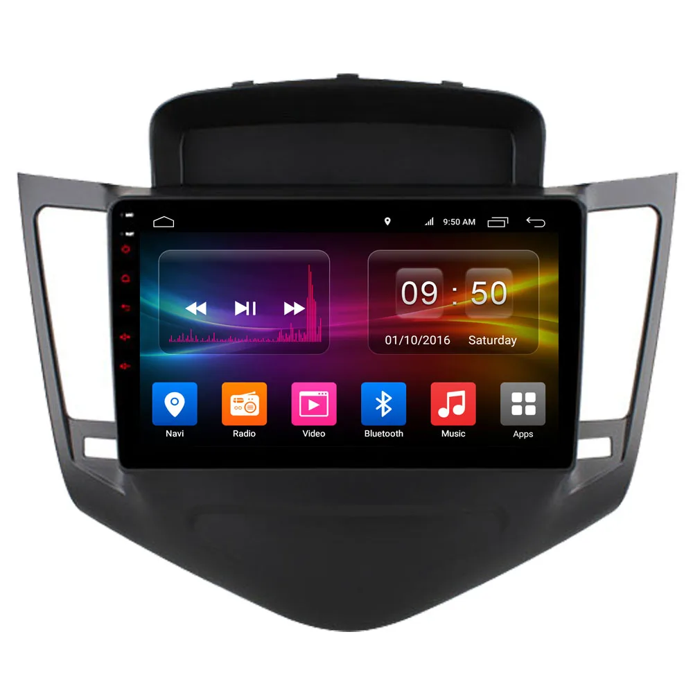 Автомобильный мультимедийный плеер RoverOne для Chevrolet Cruze 2009 2014 Android 10 радиоприемник
