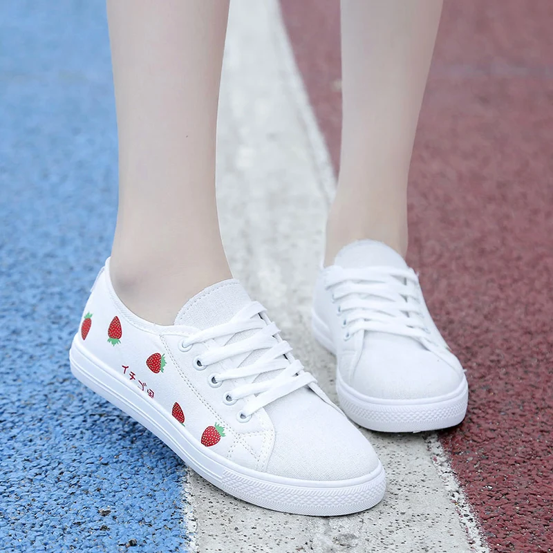 Модные Женские кроссовки Повседневная обувь на шнуровке Женская размера плюс