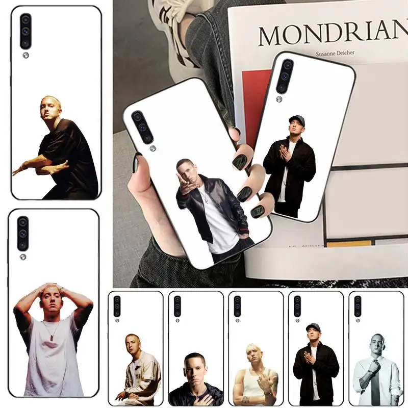 

Eminem singer movie star Phone Case For Samsung galaxy S 7 8 9 10 20 edge A 6 10 20 30 50 51 70 note 10 plus