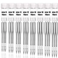 nonvor 80 count sewing machine needles packing 8 sizes universal regular point for singer brother sizes accessorie