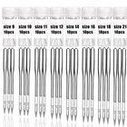 Иглы для швейной машинки Nonvor, 80 шт., 8 размеров, универсальные, стандартные, для швейных машин Singer, Brother, аксессуары