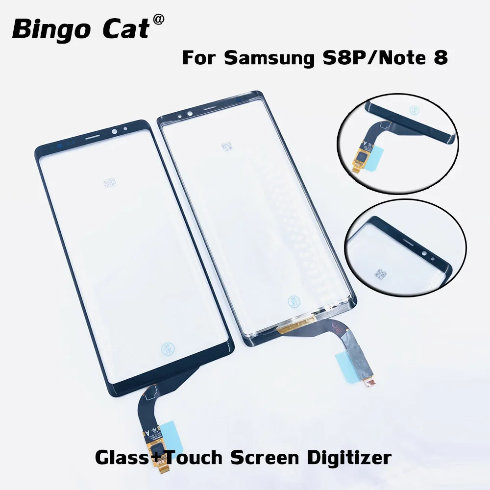 Дигитайзер сенсорного экрана сенсорная панель объектива для Samsung Galaxy S8 plus Note 8 ЖК