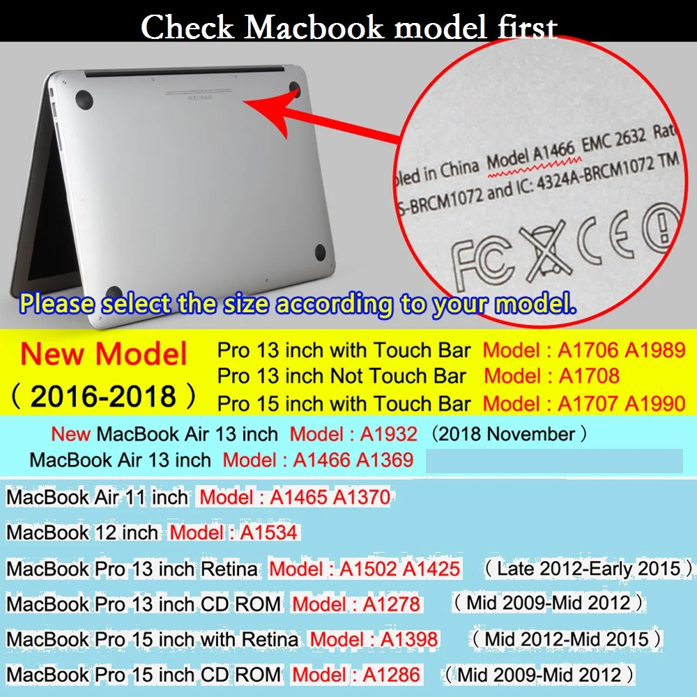 MacBook Air 13 A1466 Retina 13 15,    Mac book Air Pro Retina 11 12 13 15 2018,