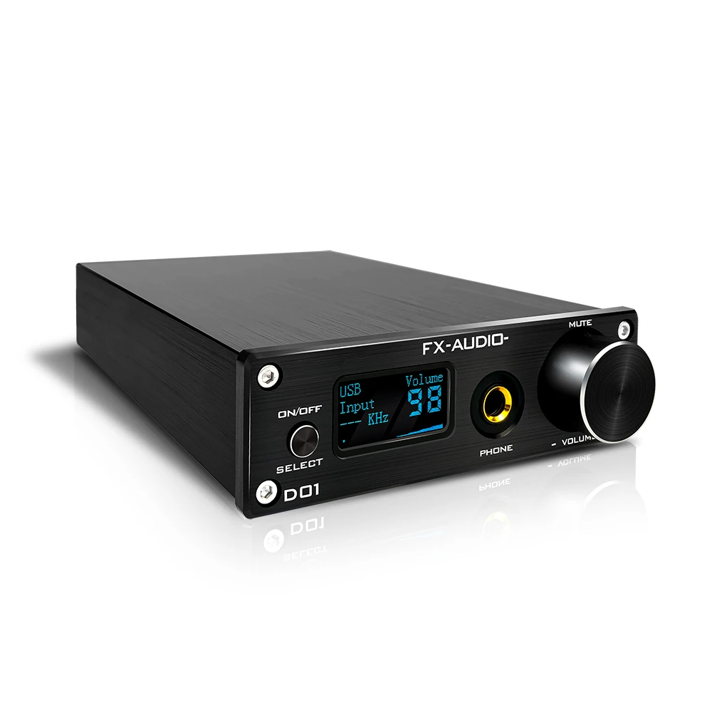 FX аудио D01 DSD512 декодер Bluetooth 5 0 ЦАП наушники усилитель ES9038Q2M 32Bit 768 кГц XMOS Цифровой