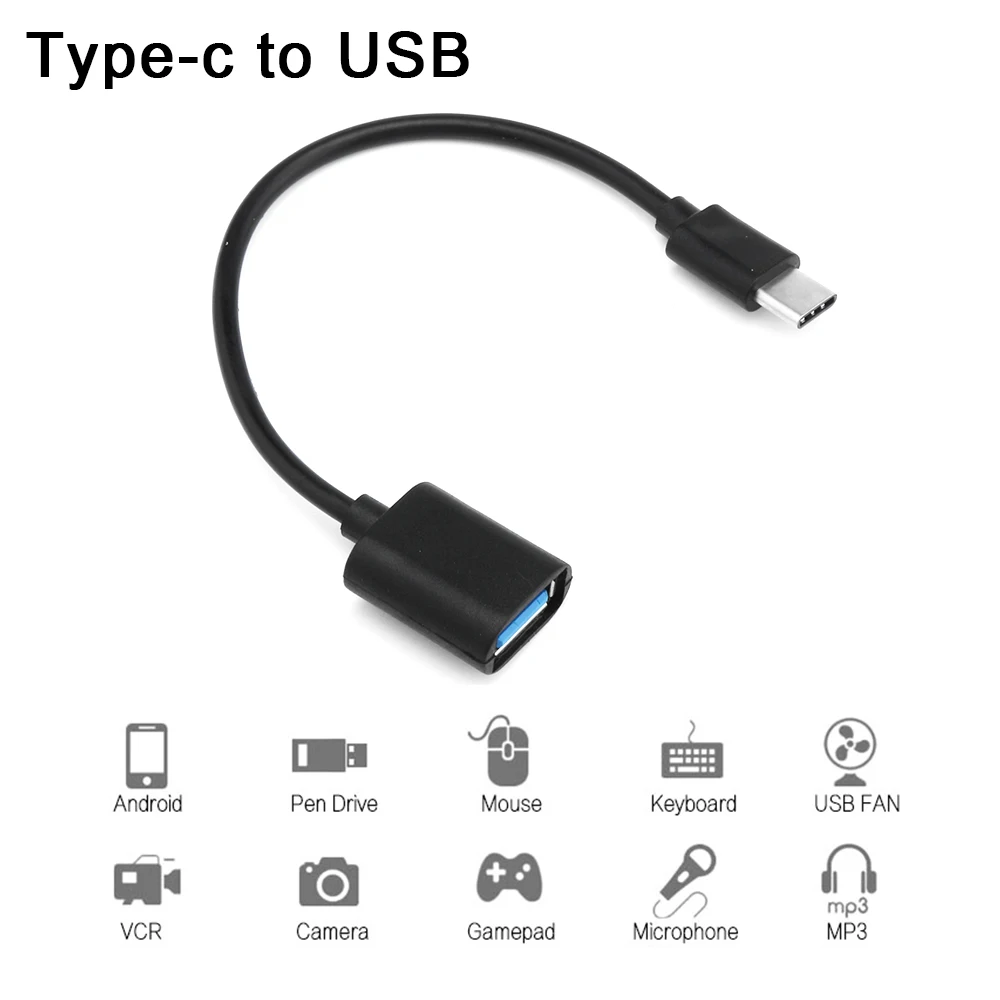 Тип USB C до 2 0 адаптер кабель Поддержка OTG преобразования женский в Женский Для Macbook