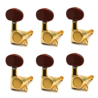 6 pcs locked string tuning pegs key tuners machine heads for acoustic electric guitar lock guitar accessories
