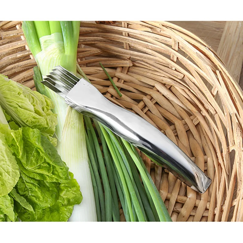 Нож из нержавеющей стали для лука и проволоки кухонный домашний резак наполнения
