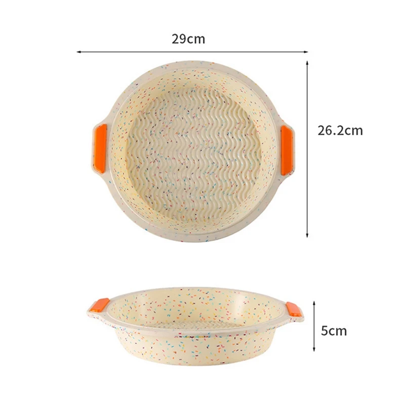 

3PCS Non-Stick Baking Tray Cake Bread Burger Mold Muffin Tray Tray Baking Tool