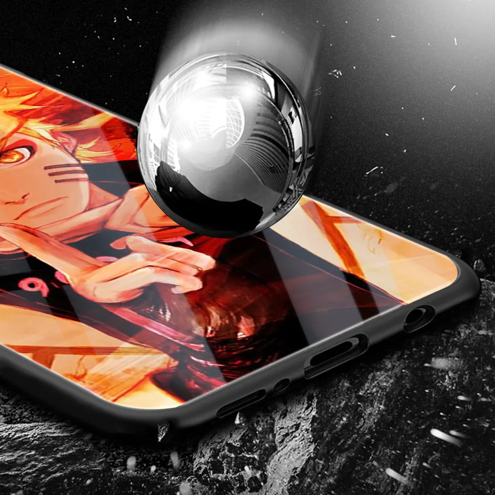

Naruto Case For Samsung A50 A70 A21S A51 A71 M30 A21 A30 A40 A41 S9 S8 S10 S20 Plus Note 20 Ultra 10 Glass Phone Cases Anime