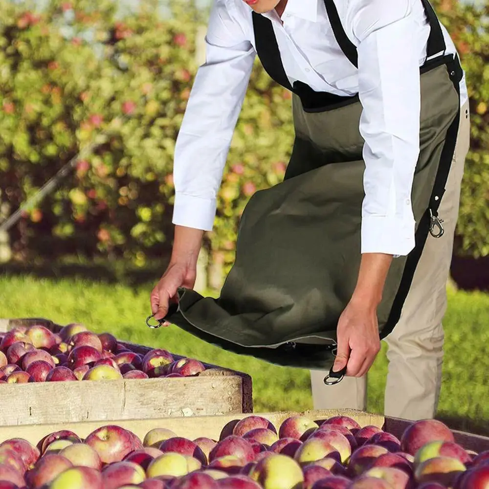 Garden Vegetables Fruits Picking Apron Storage Bag Waterproof Harvest 49 x 86cm High-strength Oxford Fabric CD | Дом и сад