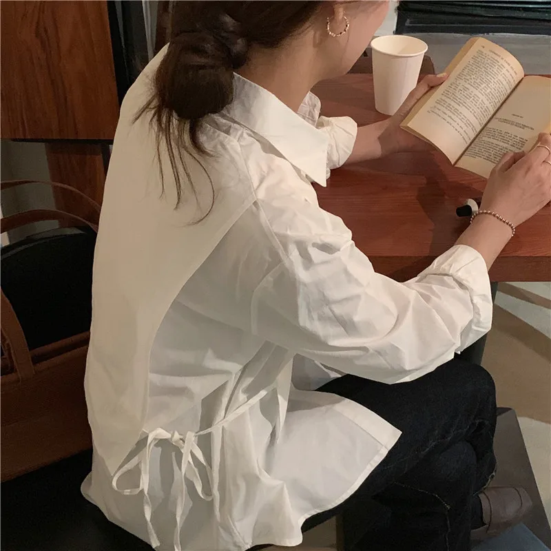 

S-XL New oversize Women Blouses spring Tops femme Casual Women shirt long sleeve Cotton Girls Blouse New Blusas autumn