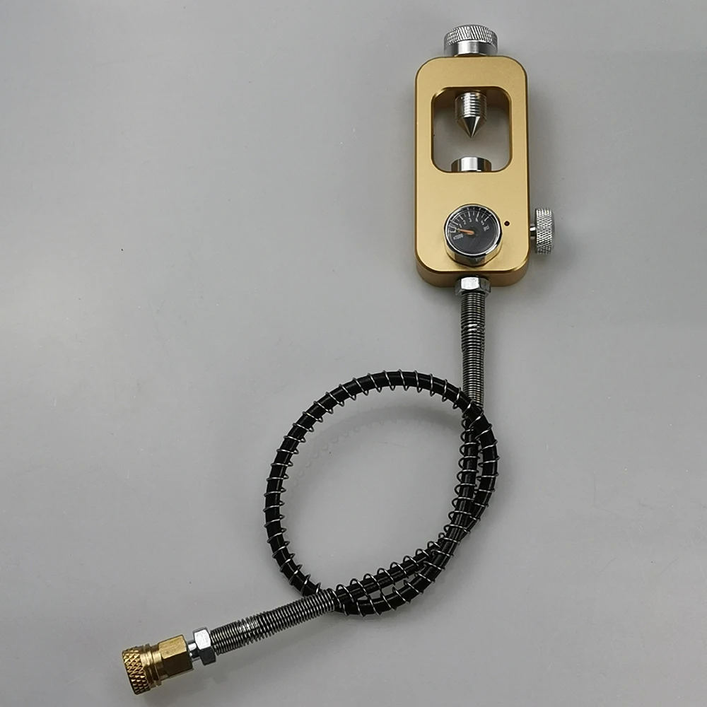 DIDEEP-conector convertidor de botella de oxígeno para buceo, adaptador regulador de tanque de aire subacuático, equipo de respiración de 8MM, accesorios de buceo