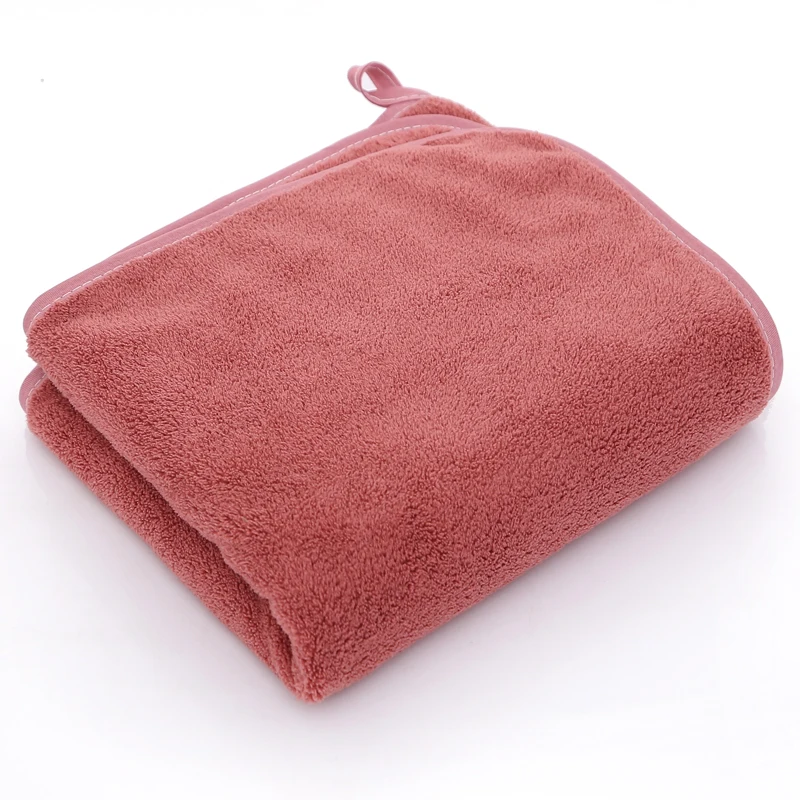 

High-density Coral Velvet Towel Solid Color Soft Face Towel Thick Highly Absorbent Household Towel