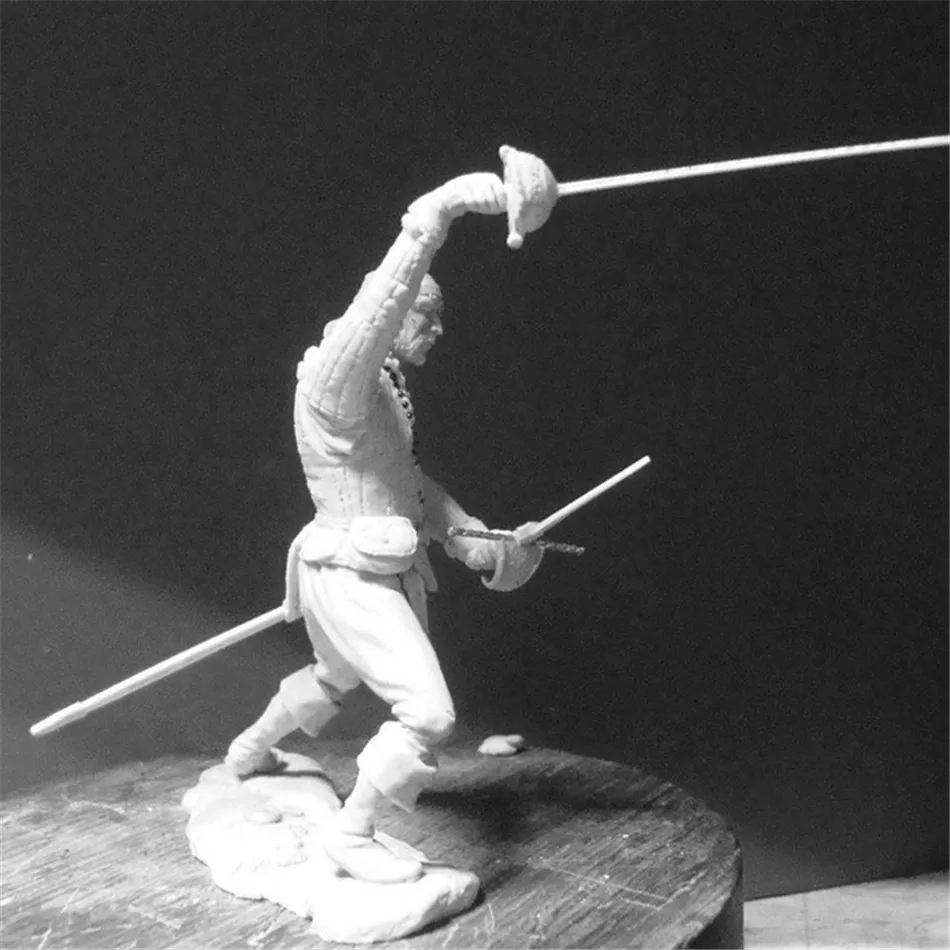 1/24 масштабная модель набор из смолы Самурайские сборные модели Duellant Фигурка