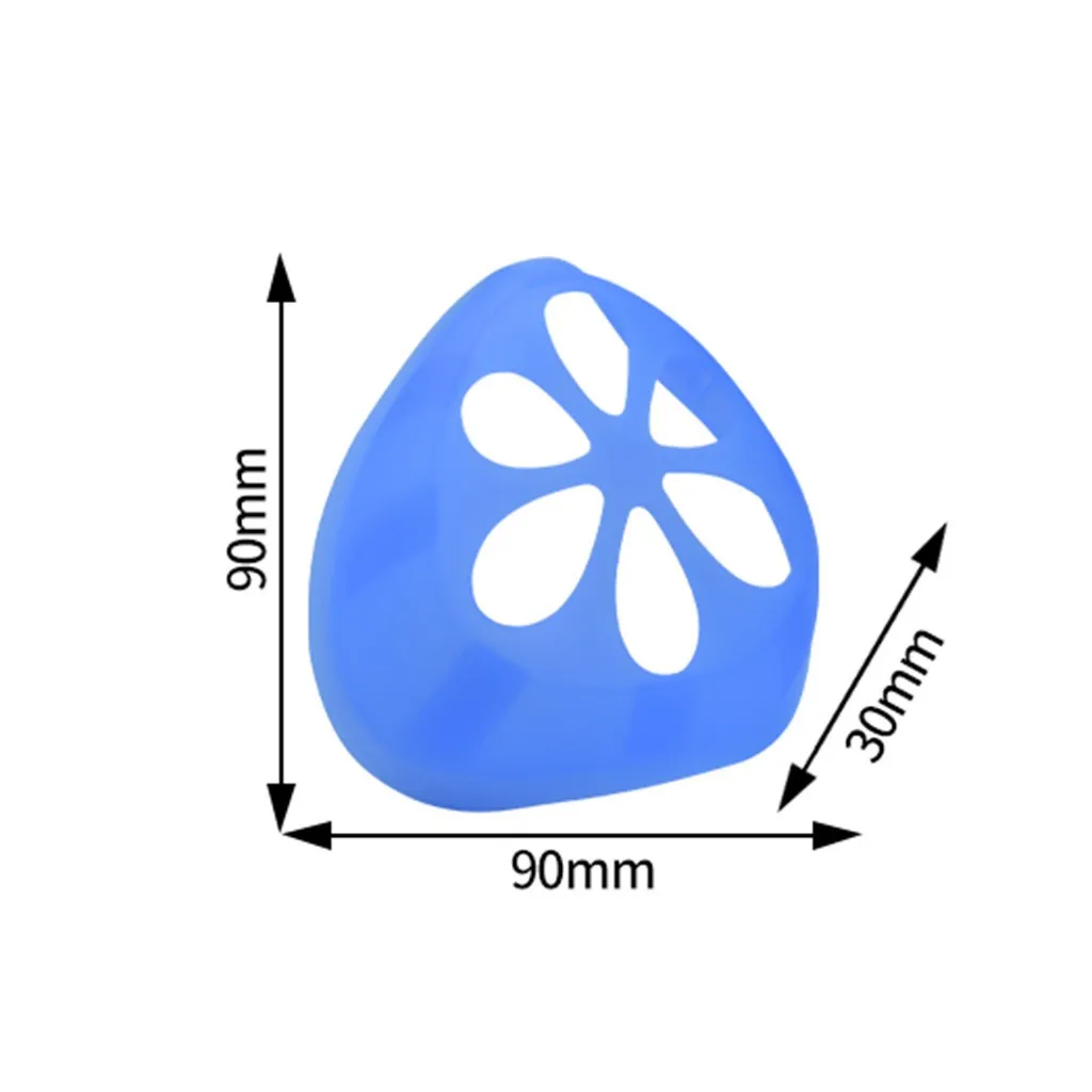 

2pcs 3d Mouth Mask Support Breathing Assist Help Mask Inner Cushion Bracket Silicone Reusable Mask Holder Mask Bracket Face Skin