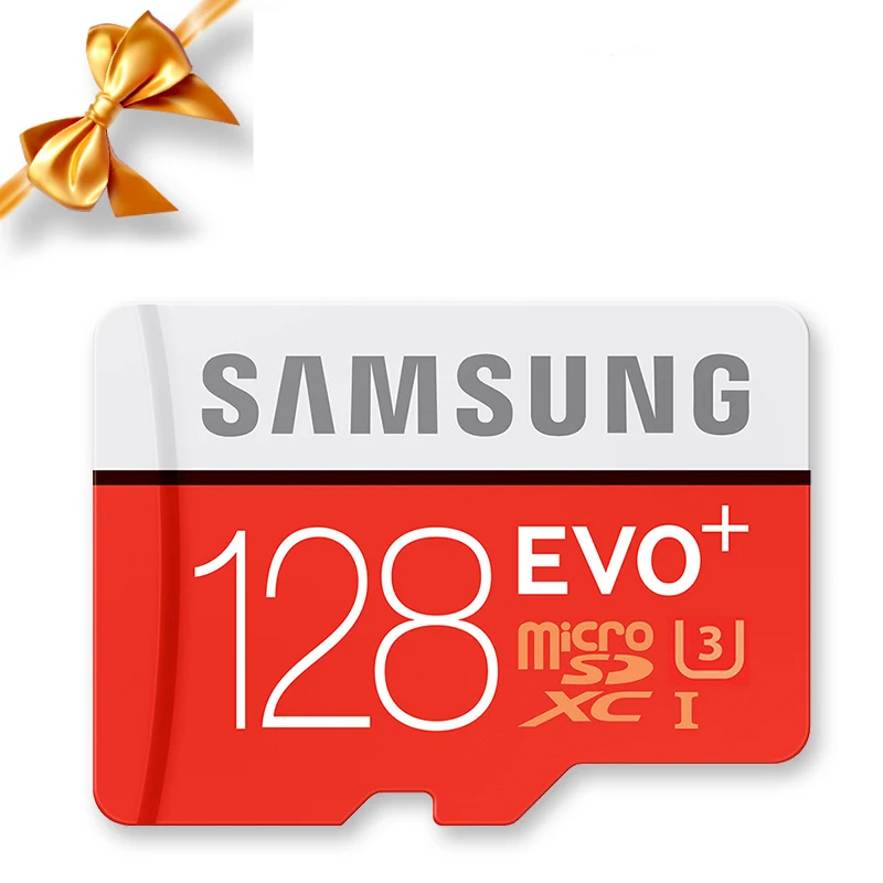 128GB SAMSUNG подлинная карта памяти EVO Plus Microsd флешка 256Г 128ГБ 64ГБ 32ГБ 16ГБ 8ГБ 100МБ/с Флэшка Class10 флеш TF SD карты флешки Самсунг Микро сд - Емкость: 128GB