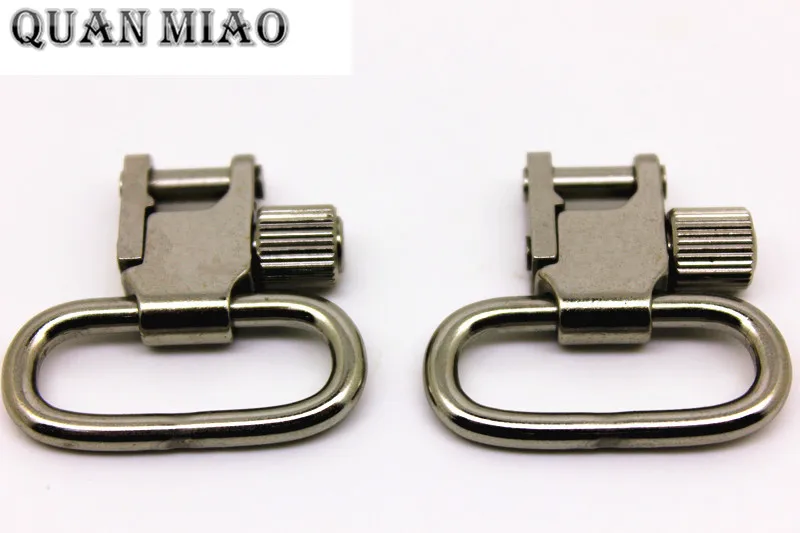 

Silver Gun Sling Swivel 1" Hardware Rifle / Shot gun Swivel Gun Sling Quick Release Hunting Gun Swivels 1 inch