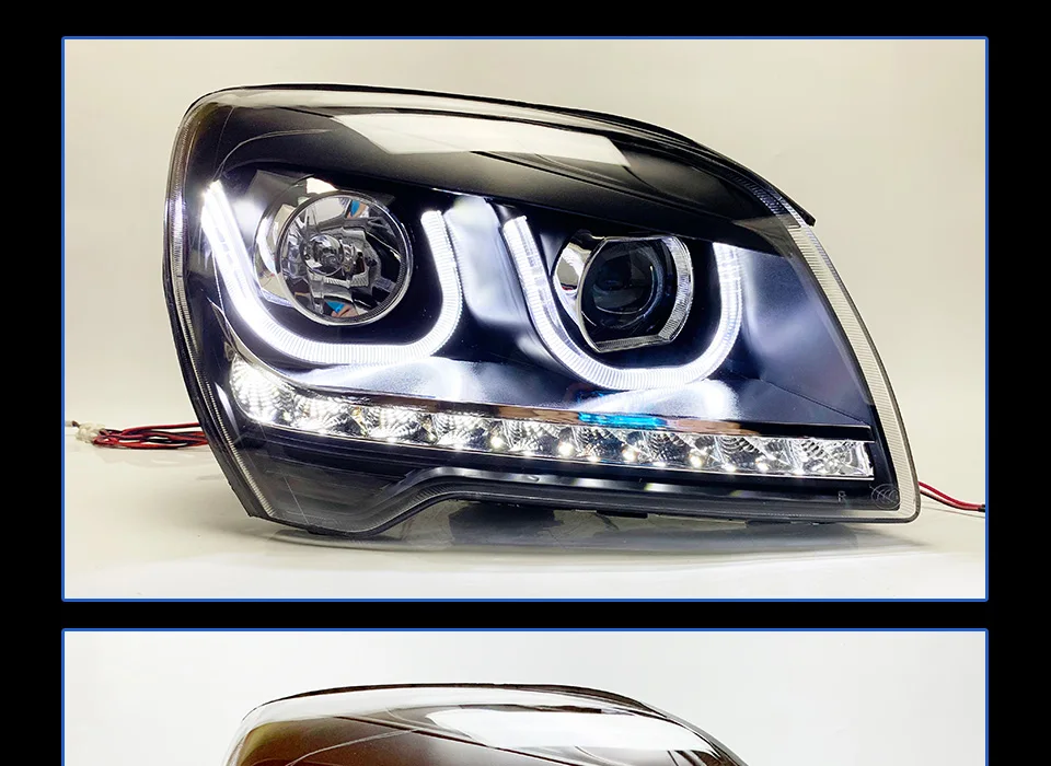 Фары для KIA Sportage 2007-2013 DRL дневные ходовые огни головная лампа светодиодный Биксеноновая лампа Противотуманные фары тюнинг автомобильные аксессуары