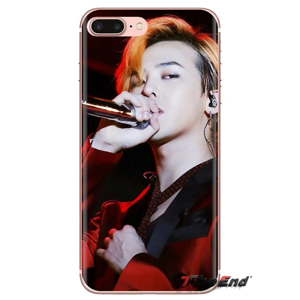 K-POP теории Большого взрыва известная g-dragon Фан-арта прозрачный мешок TPU чехол для