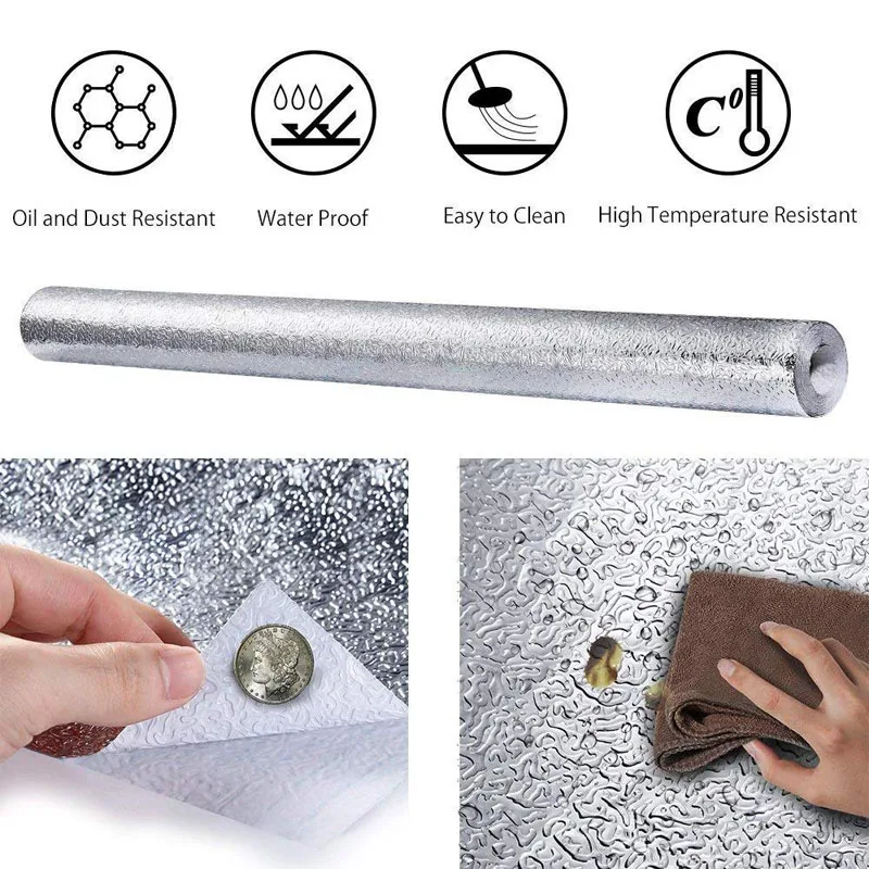 100 см кухонные настенные наклейки маслостойкие стикеры устойчивые к высоким