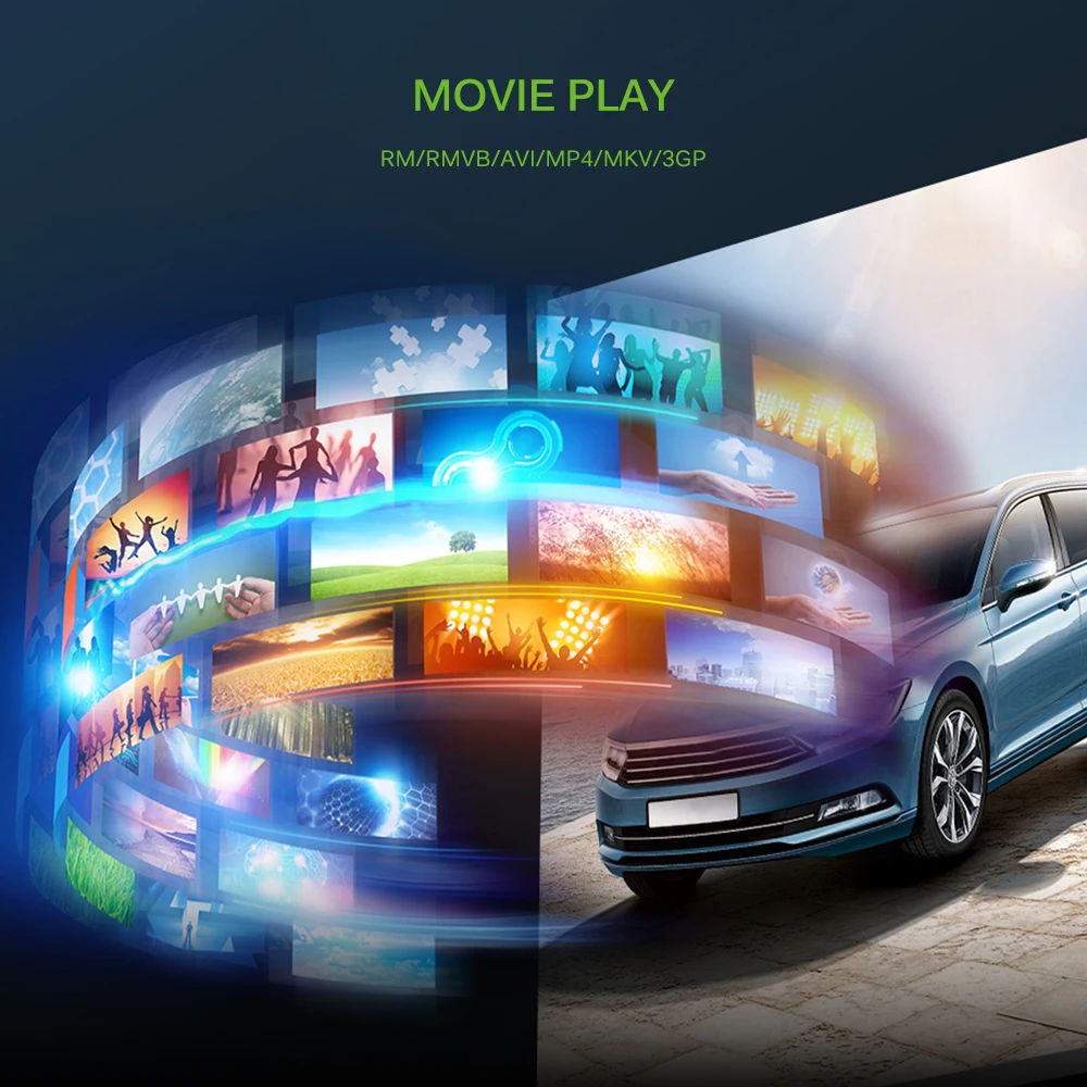 MP5 плеер с 7 дюймовым экраном Bluetooth 2 USB порта FM радио AUX MP5|Автомобильные